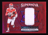 Patrick Mahomes II 2024 Panini Obsidian Supernova Swatches Red #12 #68/75 at PristineAuction.com