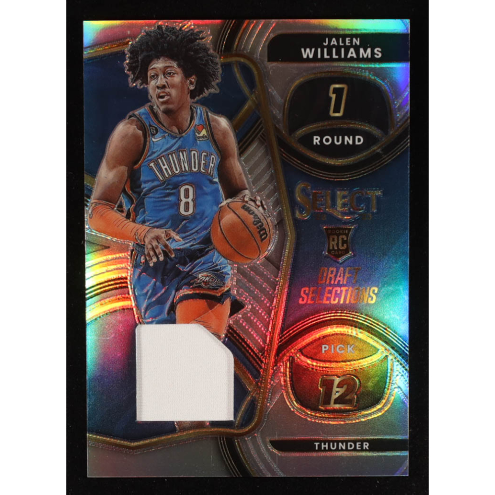 Jalen Williams 2022-23 Select Draft Selections Memorabilia #4 RC at PristineAuction.com
