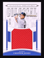 Chipper Jones 2020 Panini National Treasures Colossal Materials #28 #63/99 at PristineAuction.com