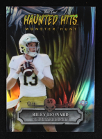 Riley Leonard 2024 Wild Card Haunted Hits Monster Hunt Silver #HHPRL RC #5/5 at PristineAuction.com