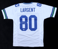 Steve Largent Signed Jersey Inscribed "HOF 95" (JSA) at PristineAuction.com