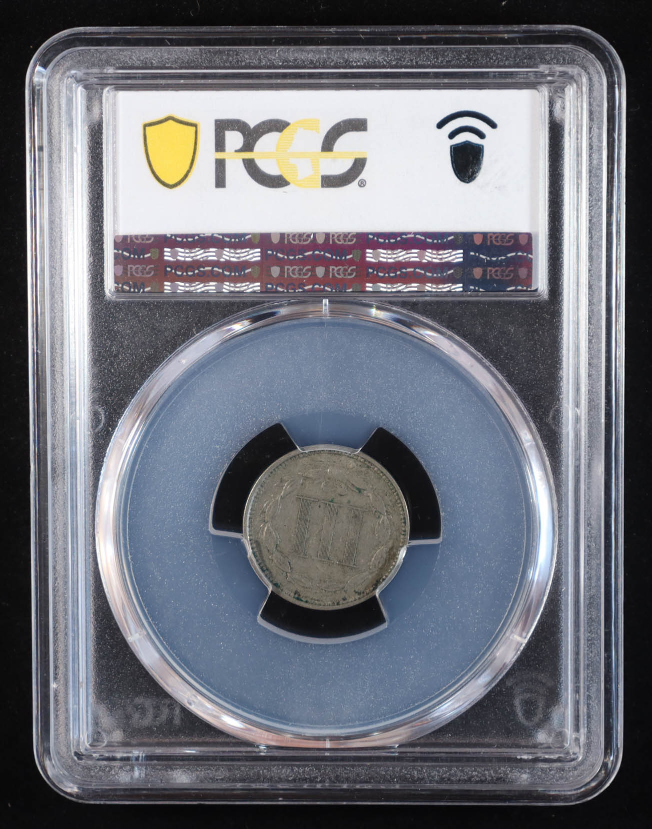1867 3CN Three Cent Nickel (PCGS XF40) at PristineAuction.com 1867 3CN Three Cent Nickel (PCGS XF40) at PristineAuction.com