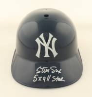 Steve Sax Signed Yankees Full-Size Batting Helmet Inscribed "5x All Star" (Schwartz) at PristineAuction.com