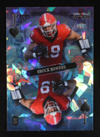 Brock Bowers 2023 Wild Card 5 Card Draw Stacked Deck Crystal Holo-Lux #DKBB RC #1/1 at PristineAuction.com