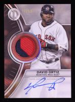 David Ortiz 2025 Topps Tribute Tribute to Threads Autograph Relics #TTTAORT #10/50 at PristineAuction.com