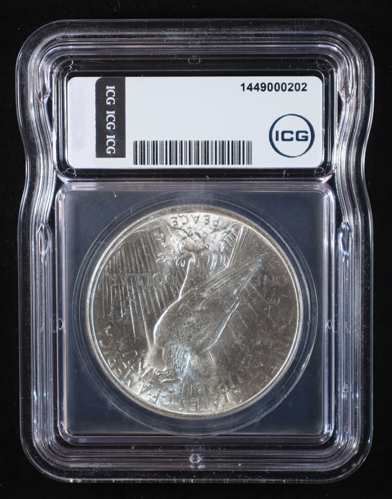 1923 Peace Silver Dollar (ICG MS61) at PristineAuction.com 1923 Peace Silver Dollar (ICG MS61) at PristineAuction.com