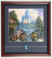 "Cinderella's Castle" by Thomas Kinkade Custom Framed Display at PristineAuction.com