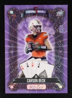 Carson Beck 2024 Wild Card 5 Card Draw Stacked Deck Purple #S5CDCCB RC #1/4 at PristineAuction.com