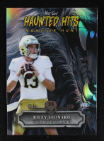 Riley Leonard 2024 Wild Card Haunted Hits Monster Hunt Silver Werewolf #HHWWRL RC #2/5 at PristineAuction.com