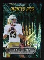 Riley Leonard 2024 Wild Card Haunted Hits Monster Hunt Teal Pumpkin #HHPRL RC #3/3 at PristineAuction.com