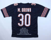 Mike Brown Signed Career Highlight Stat Jersey (Beckett) at PristineAuction.com