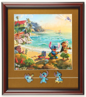 "Lilo and Stitch" by Thomas Kinkade Custom Framed Display at PristineAuction.com