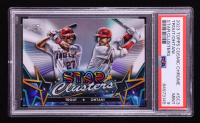 Shohei Ohtani / Mike Trout 2023 Topps Cosmic Chrome Star Clusters #SC3 (PSA 9) at PristineAuction.com