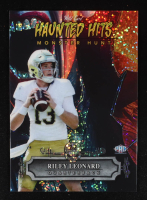 Riley Leonard 2024 Wild Card Haunted Hits Monster Hunt Rainbow Sparkles #HHDRL RC #2/2 at PristineAuction.com