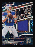 Josh Allen 2024 Panini Spectra Max Impact Materials Neon Blue #2 #54/60 at PristineAuction.com