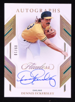Dennis Eckersley 2023 Panini Flawless Flawless Autographs Gold #21 #9/10 at PristineAuction.com