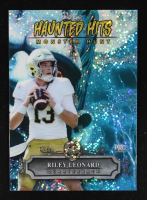 Riley Leonard 2024 Wild Card Haunted Hits Monster Hunt Teal Sparkles #HHFRL RC #3/3 at PristineAuction.com