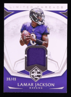 Lamar Jackson 2019 Limited Limited Threads Silver Spotlight #10 #38/49 at PristineAuction.com