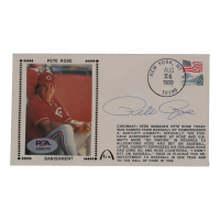 Pete Rose Signed Reds 1989 FDC Envelope (PSA) at PristineAuction.com