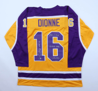 Marcel Dionne Signed Jersey Inscribed "HOF 92", "731 Goals", "6x 50 Goals", & "1771 PTS" (Beckett) at PristineAuction.com