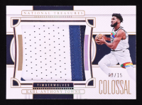 Karl-Anthony Towns 2022-23 Panini National Treasures Colossal Materials Prime #8 #3/15 at PristineAuction.com