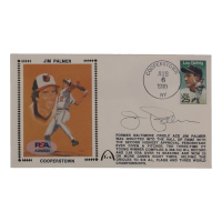 Jim Palmer Signed Orioles 1990 FDC Envelope (PSA) at PristineAuction.com