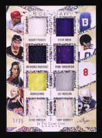 2022 Leaf ITG Used The Legendary 200 Sparkle Silver #L18 Albert Pujols / Steve Nash / Raymond Bourque / Fran Tarkenton / Ronaldinho / Joe Morgan / Clyde Drexler / Tony Dorsett #01/25 at PristineAuction.com
