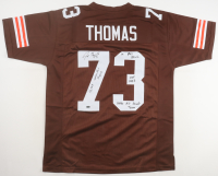Joe Thomas Signed Jersey With Multiple Career Stat Inscriptions (Schwartz) at PristineAuction.com