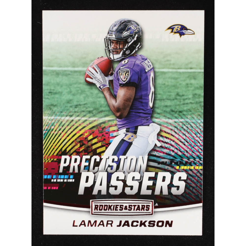 Lamar Jackson 2018 Rookies and Stars Precision Passers #19 RC at PristineAuction.com