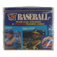 1987 Fleer Update Glossy Baseball Factory Set Of (132) Cards at PristineAuction.com