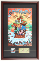 Disney's Splash Mountain Custom Framed Photo Display with Ticket Book & Lapel Pin at PristineAuction.com