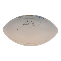 Adalius Thomas Signed Patriots Logo NFL Football (PSA) at PristineAuction.com