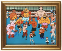 Mike Tyson Signed Nintendo Full Cast Custom Framed Art Print Display (Beckett & Tyson) at PristineAuction.com