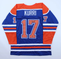 Jari Kurri Signed Jersey Inscribed "HOF '01" (Schwartz) at PristineAuction.com