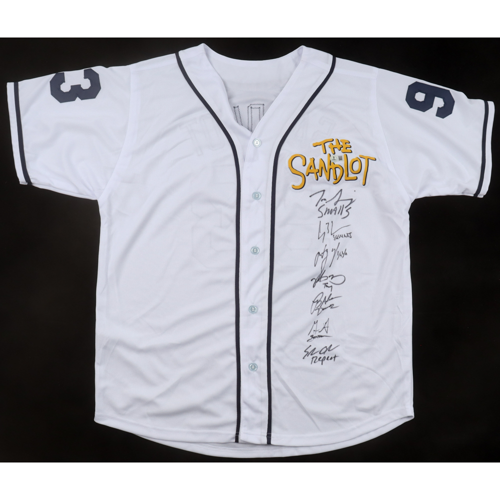 Jersey Cast-Signed by (7) with Tom Guiry, Chauncey Leopardi, Marty York, Shane Obedzinski with Character Name Inscriptions (Beckett) at PristineAuction.com