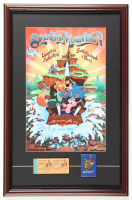 Disney's Splash Mountain Custom Framed Photo Display with Ticket Book & Lapel Pin at PristineAuction.com