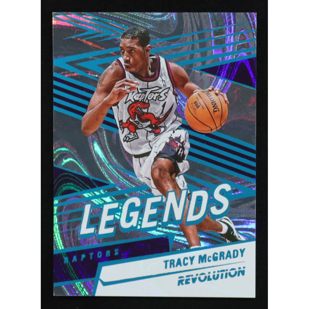Tracy McGrady 2024-25 Panini Revolution Teal Swirl LGD #173 #14/49 at PristineAuction.com