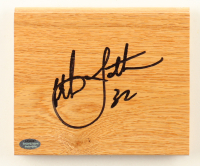 Christian Laettner Signed 5x6 Wood Floorboard Piece (Schwartz) at PristineAuction.com