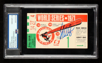 Nolan Ryan Signed Original 1971 World Series Game 1 Ticket (PSA | Autograph Graded PSA 10) at PristineAuction.com