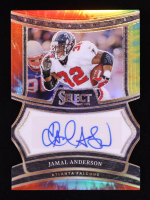 Jamal Anderson 2024 Select Signatures Prizm Tie Dye Die Cut #11 #5/25 at PristineAuction.com