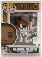 George Gervin Signed "Spurs" #105 Funko Pop! Vinyl Figure Inscribed "Iceman" & "HOF 96" (AWM) at PristineAuction.com