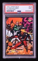 Larry Bird / Michael Jordan 1992-93 Upper Deck #510 FAN (PSA 9) at PristineAuction.com