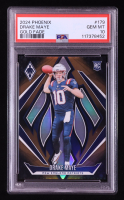Drake Maye 2024 Panini Phoenix Gold Fade #179 RC #062/125 (PSA 10) at PristineAuction.com