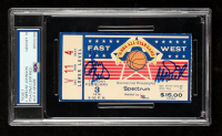 Magic Johnson & Larry Bird Signed 1976 NBA All-Star Game Ticket (PSA 10) at PristineAuction.com