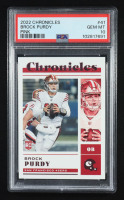 Brock Purdy 2022 Panini Chronicles Pink #41 RC (PSA 10) at PristineAuction.com