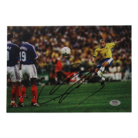 Roberto Carlos Signed 8x11.5 Photo (PSA) at PristineAuction.com