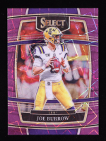 Joe Burrow 2022 Select Draft Picks Prizms Purple Lazer #45 at PristineAuction.com