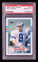 Troy Aikman 1989 Topps Traded #70T RC (PSA 10) at PristineAuction.com