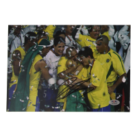 Roberto Carlos Signed 8x11.5 Photo (PSA) at PristineAuction.com