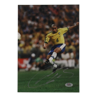 Roberto Carlos Signed 8x11.5 Photo (PSA) at PristineAuction.com